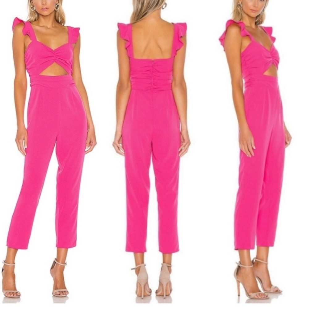 NWT Lovers + Friends Knox Pink Jumpsuit
